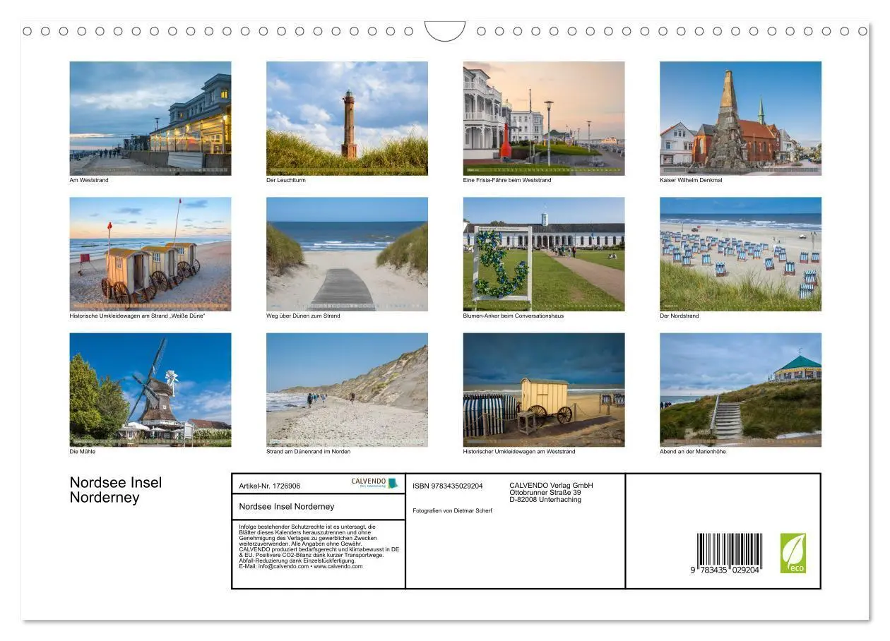Bild: 9783435029204 | Nordsee Insel Norderney (Wandkalender 2025 DIN A3 quer), CALVENDO...