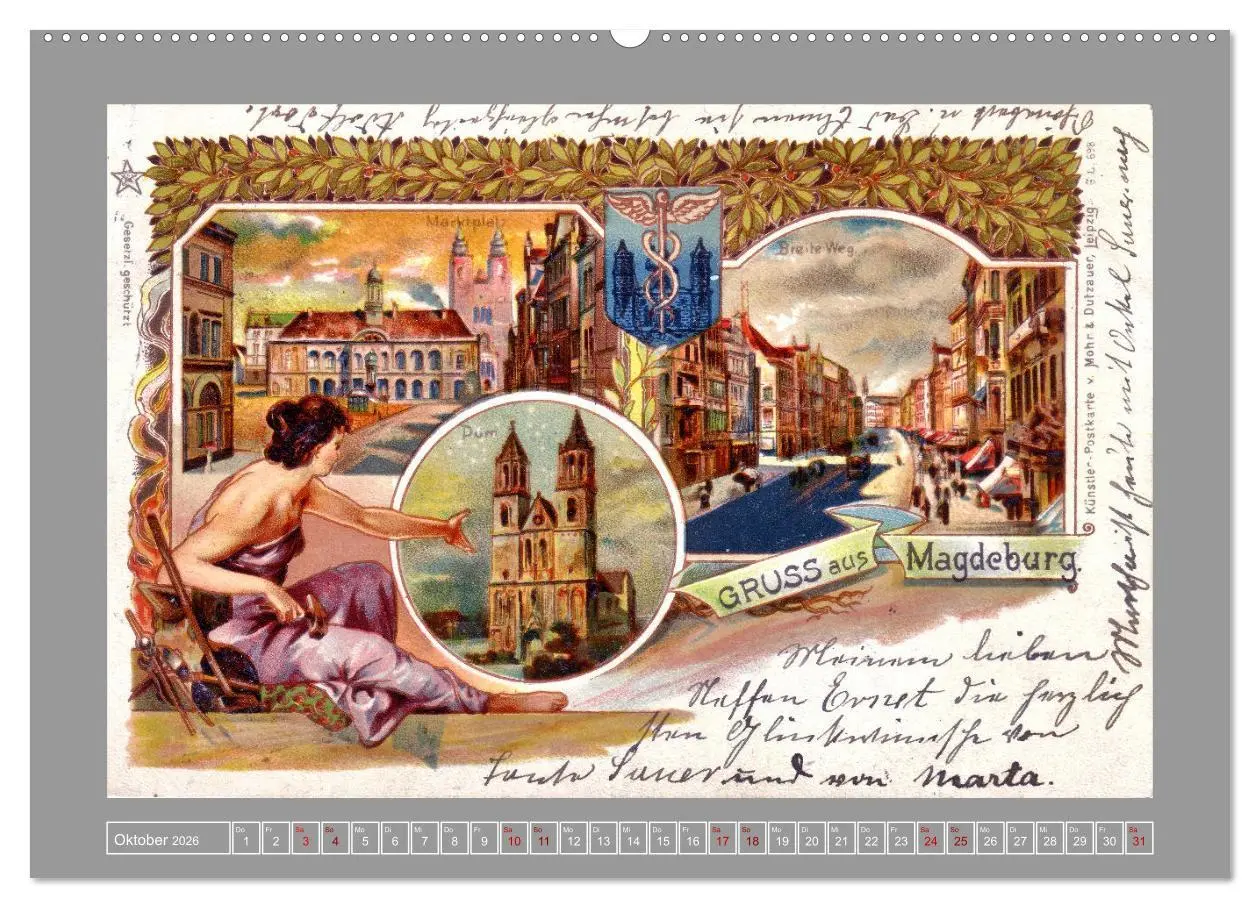 Bild: 9783457289204 | Gruß aus Magdeburg (hochwertiger Premium Wandkalender 2026 DIN A2...