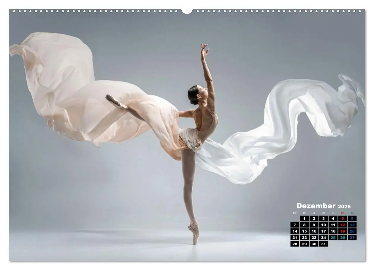 Bild: 9783457359204 | BALLETT - ein Hauch Magie (Wandkalender 2026 DIN A2 quer), CALVENDO...
