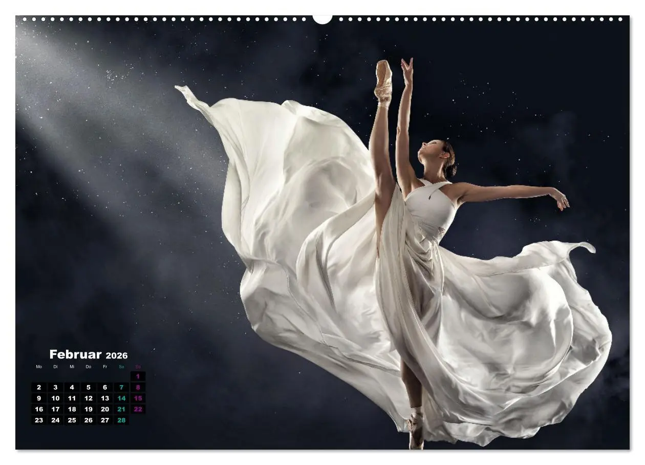 Bild: 9783457359204 | BALLETT - ein Hauch Magie (Wandkalender 2026 DIN A2 quer), CALVENDO...