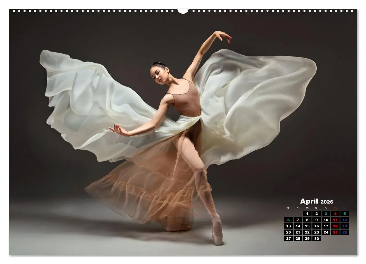 Bild: 9783457359204 | BALLETT - ein Hauch Magie (Wandkalender 2026 DIN A2 quer), CALVENDO...