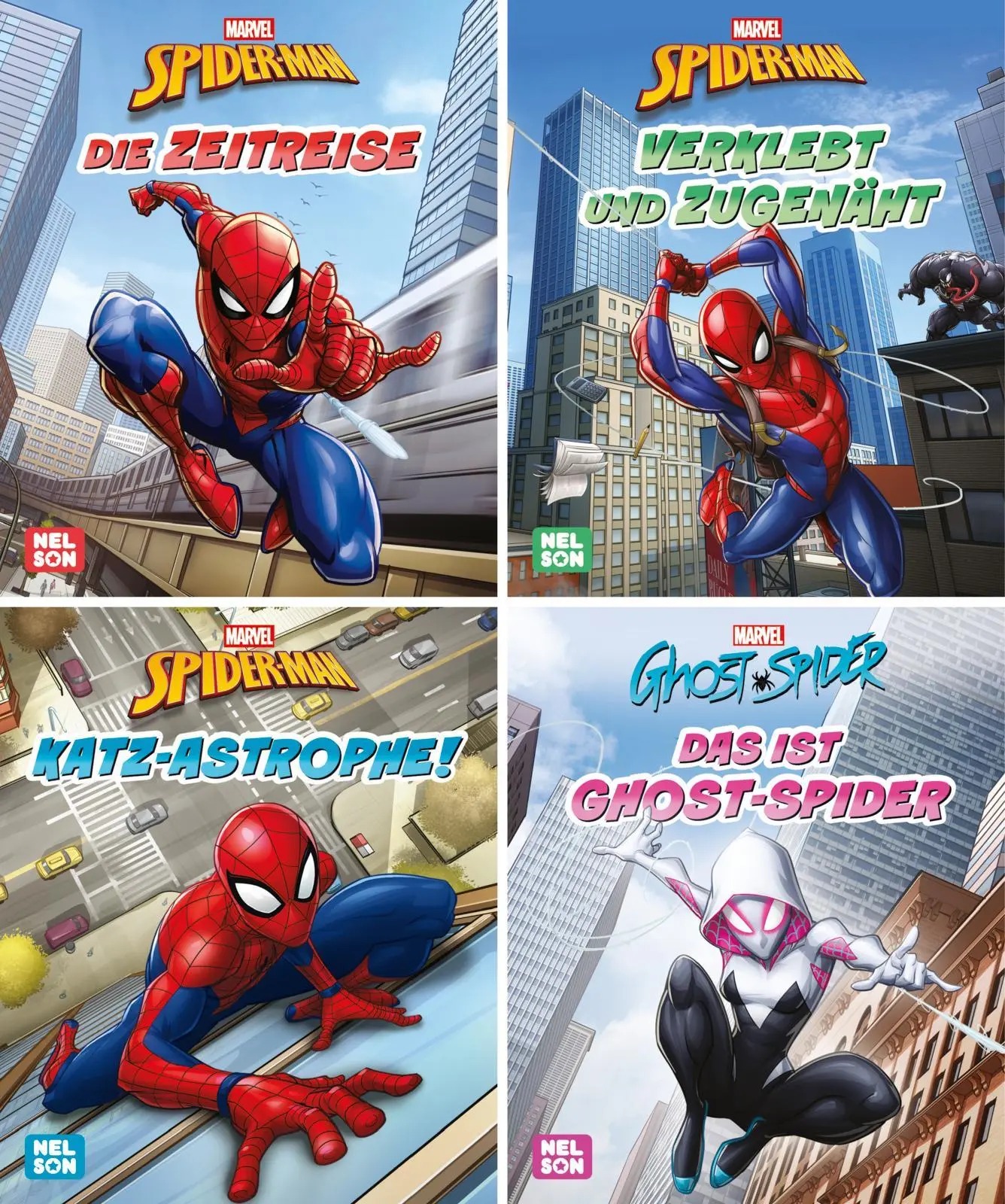 Cover: 9783845129204 | Nelson Mini-Bücher: MARVEL 4er Spider-Man 1-4 | Taschenbuch | 20 S.