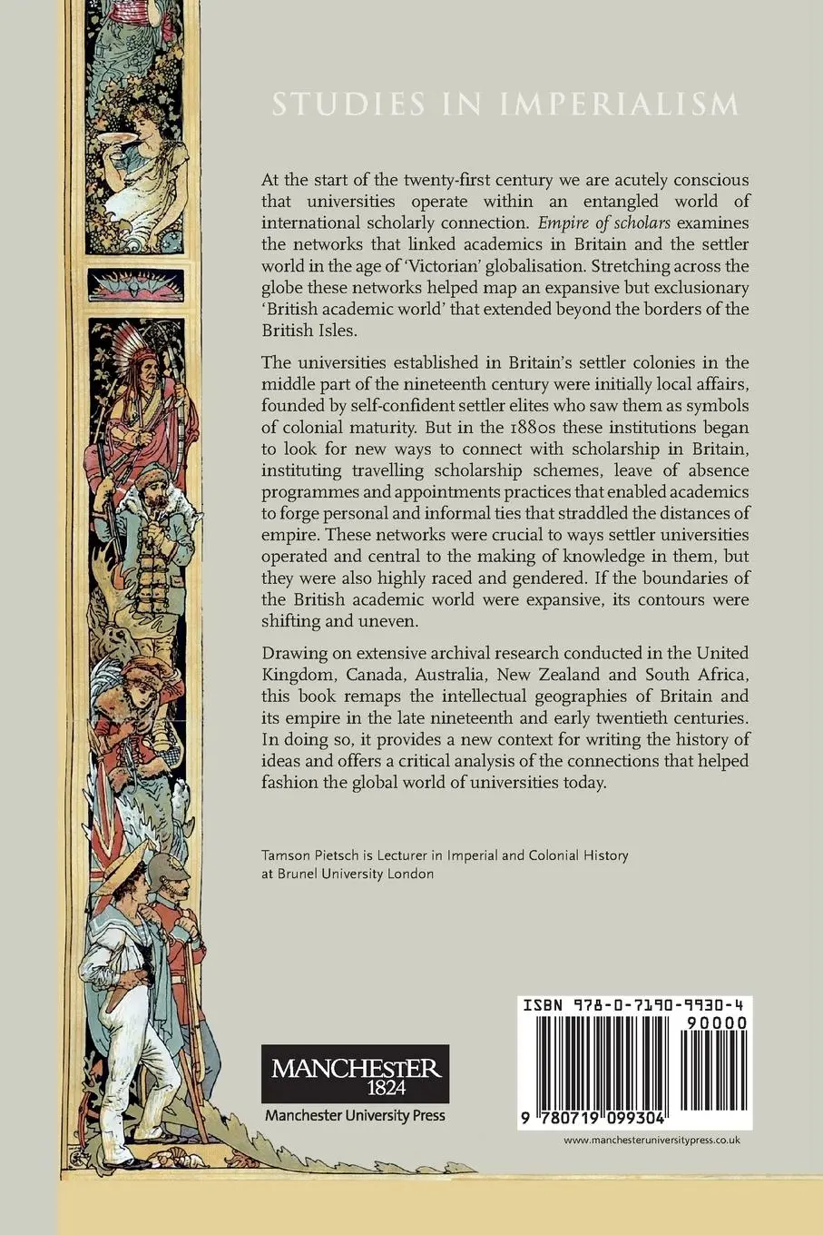 Rückseite: 9780719099304 | Empire of scholars | Tamson Pietsch | Taschenbuch | Englisch | 2015