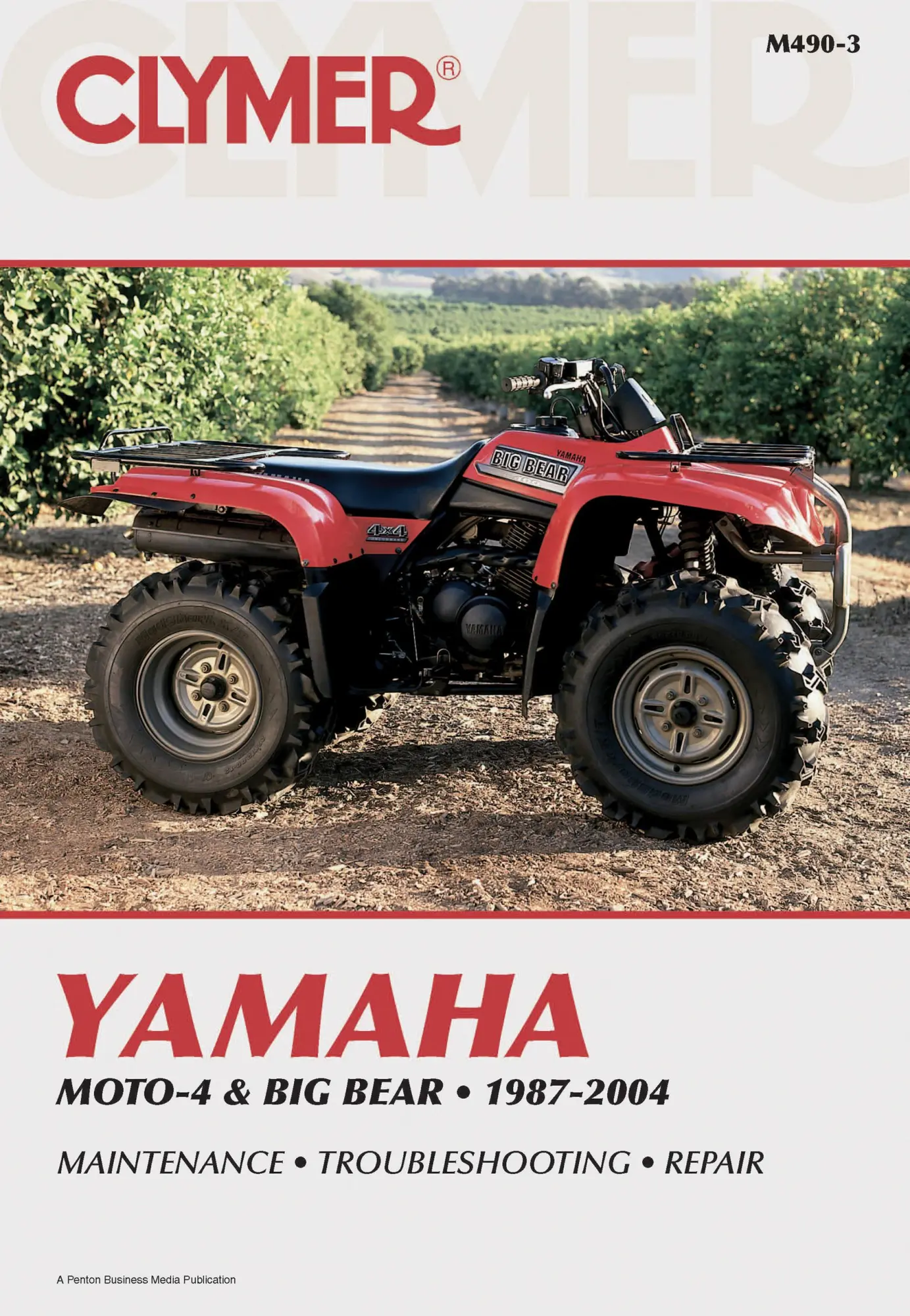 Cover: 9780892879304 | Yamaha Moto-4 &amp; Big Bear ATV (87-04) Clymer Repair Manual | Publishing