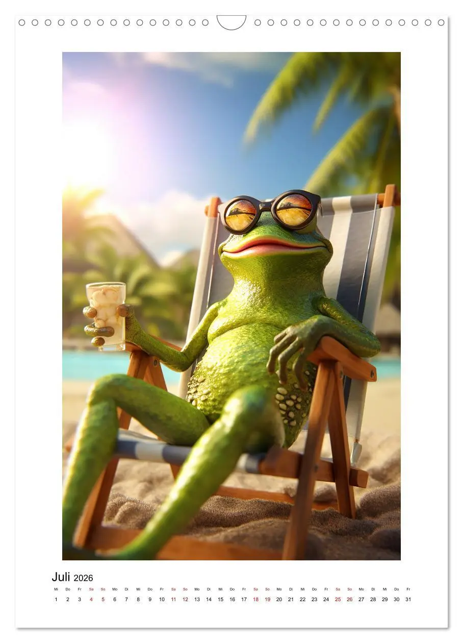 Bild: 9783516299304 | Hugo on Tour (Wandkalender 2026 DIN A3 hoch), CALVENDO Monatskalender
