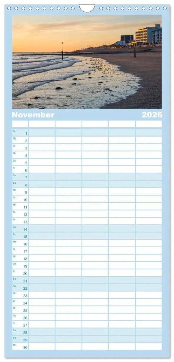 Bild: 9783516509304 | Familienplaner 2026 - Sommer auf Norderney mit 5 Spalten...