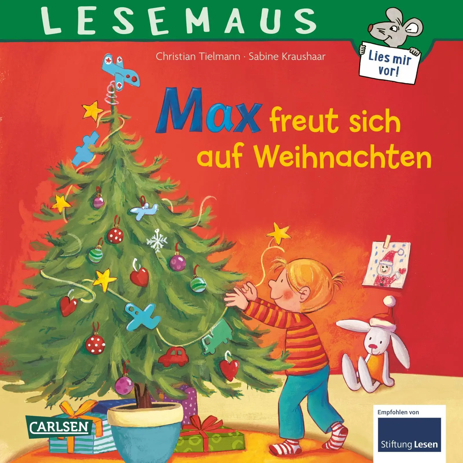 Cover: 9783551089304 | LESEMAUS 130: Max freut sich auf Weihnachten | Christian Tielmann