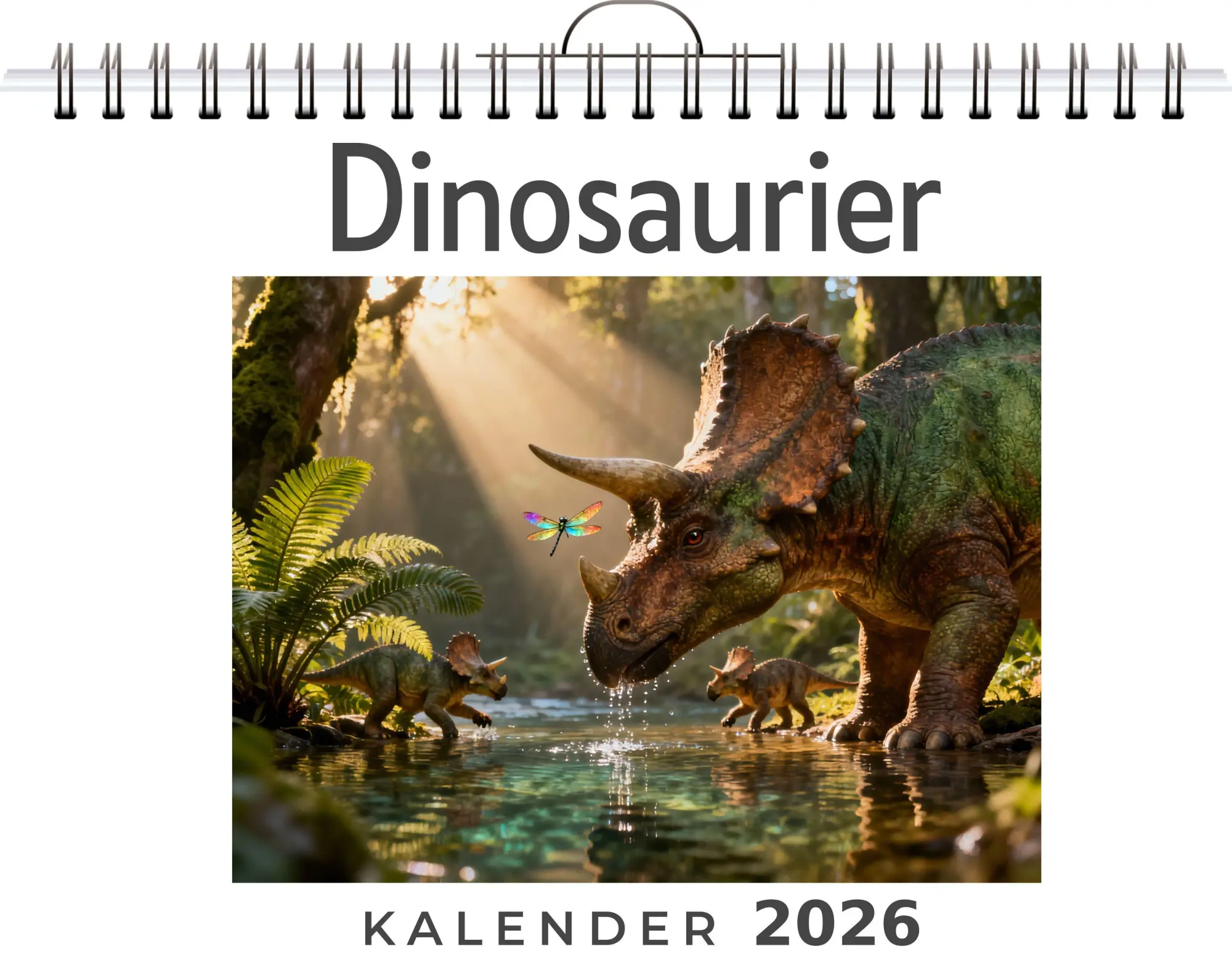 Cover: 9783695329304 | Dinosaurier | Noah Frank | Kalender | Deutsch | 2026 | FlipFlop