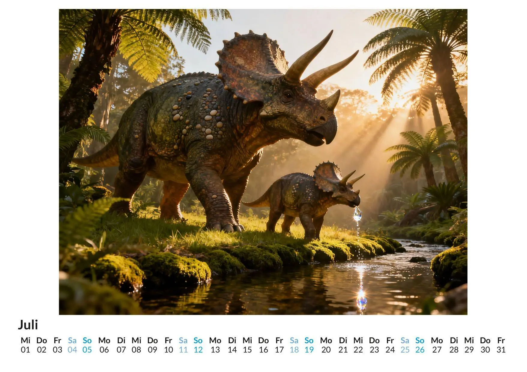 Bild: 9783695329304 | Dinosaurier | Noah Frank | Kalender | Deutsch | 2026 | FlipFlop