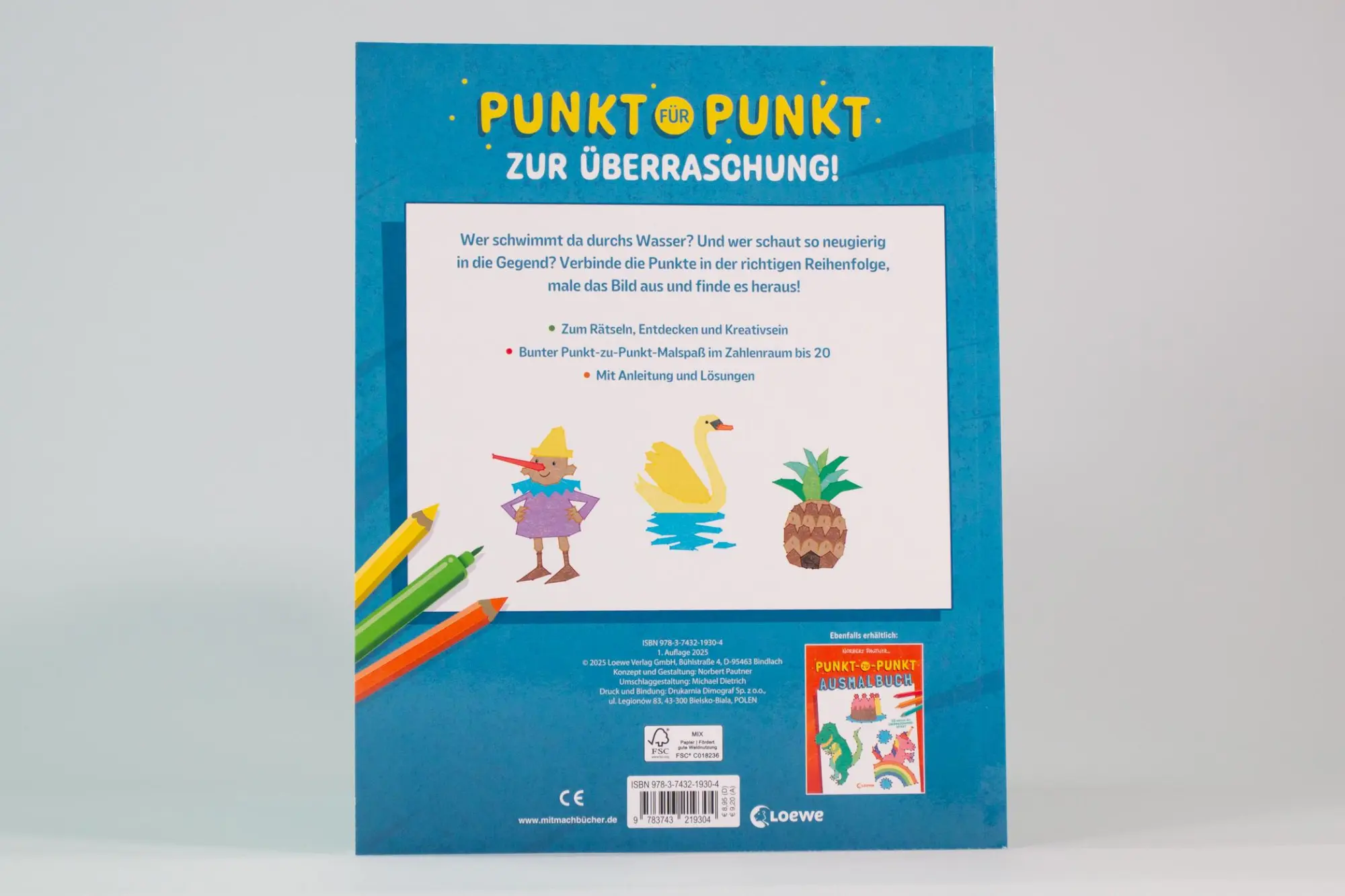 Bild: 9783743219304 | Punkt-zu-Punkt-Ausmalbuch (blau) | Norbert Pautner | Taschenbuch