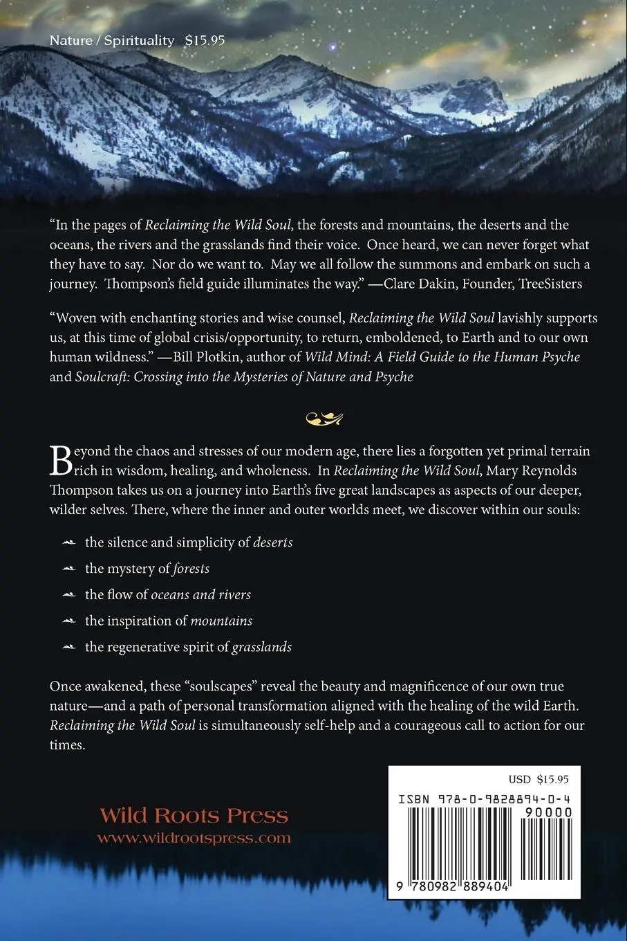 Rückseite: 9780982889404 | Reclaiming the Wild Soul | Mary Reynolds Thompson | Taschenbuch | 2019