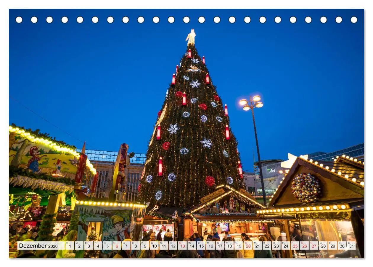 Bild: 9783457269404 | Das Ruhrgebiet bei Nacht (Tischkalender 2026 DIN A5 quer), CALVENDO...