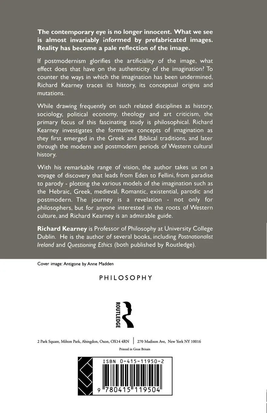 Rückseite: 9780415119504 | The Wake of Imagination | Richard Kearney | Taschenbuch | Englisch