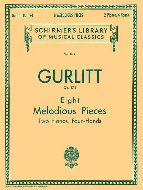 Cover: 9780793549504 | 8 Melodious Pieces, Op. 174 | Cornelius Gurlitt | Taschenbuch | Piano