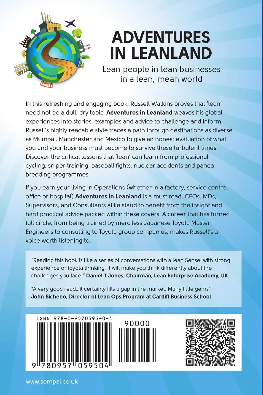 Rückseite: 9780957059504 | Adventures in Leanland | Russell Watkins | Taschenbuch | Englisch