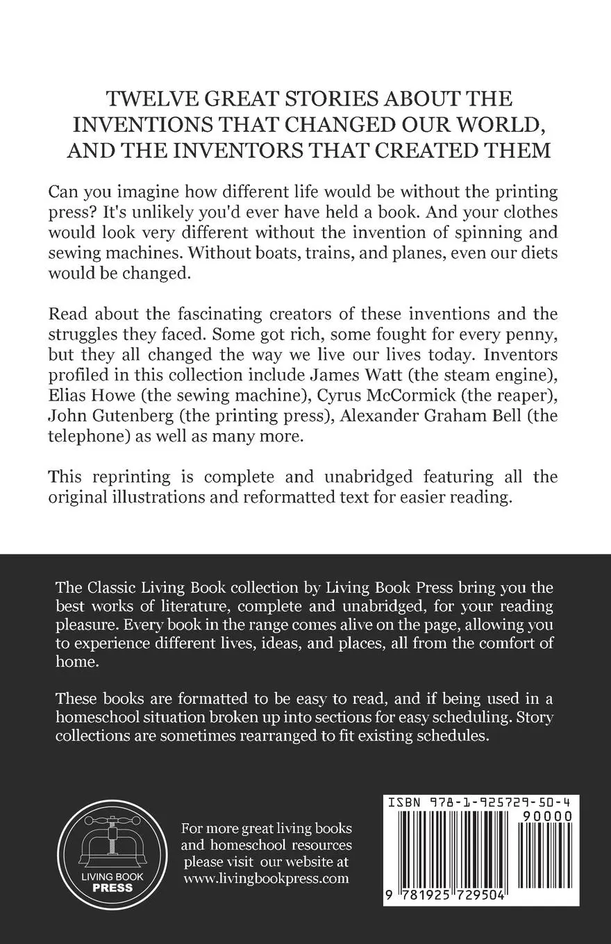 Rückseite: 9781925729504 | Great Inventors and their Inventions | Frank P Bachman | Taschenbuch