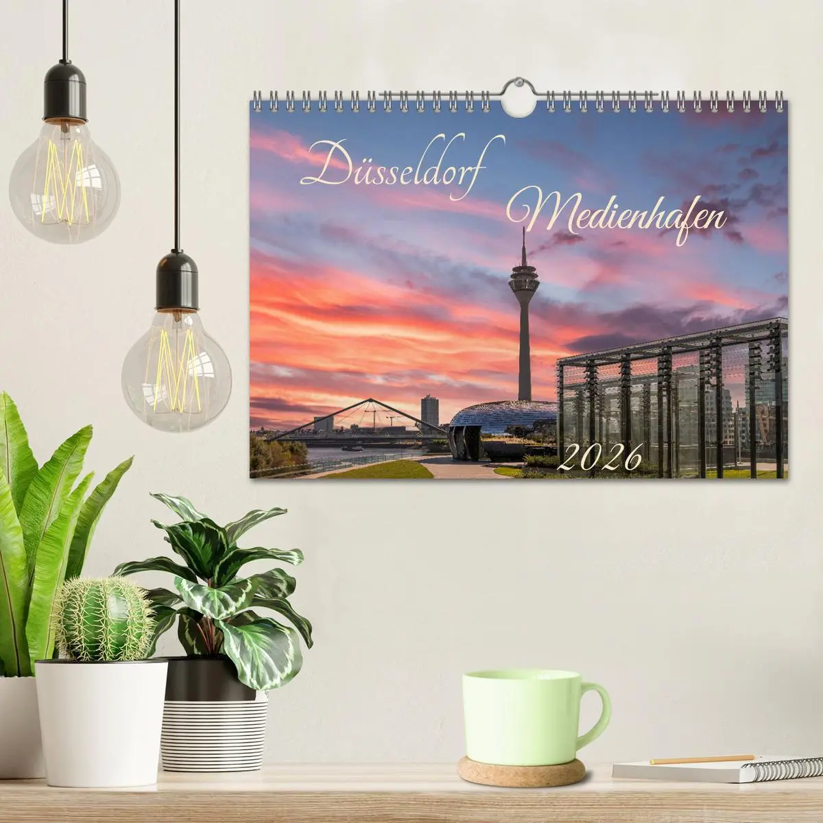 Bild: 9783457569504 | Düsseldorf Medienhafen (Wandkalender 2026 DIN A4 quer), CALVENDO...