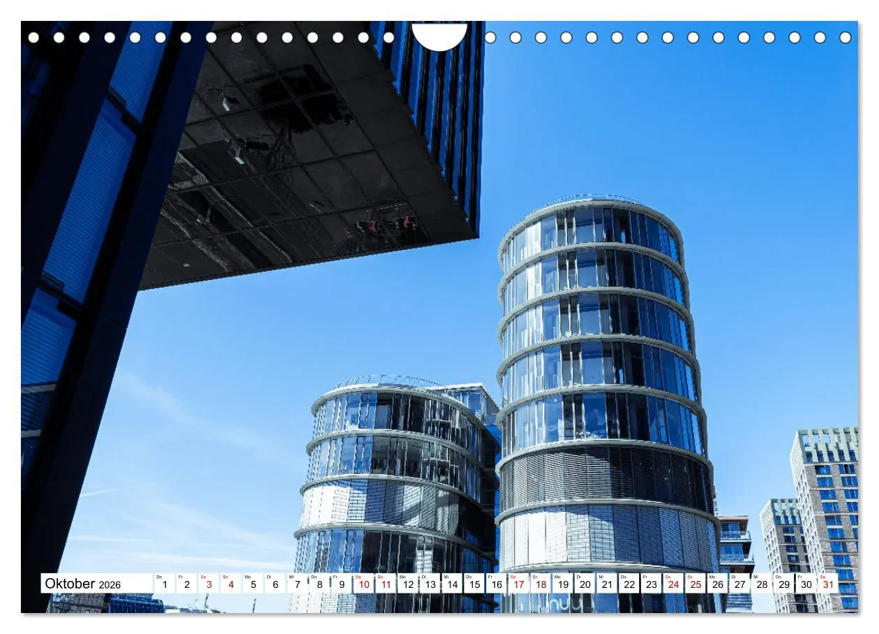 Bild: 9783457569504 | Düsseldorf Medienhafen (Wandkalender 2026 DIN A4 quer), CALVENDO...