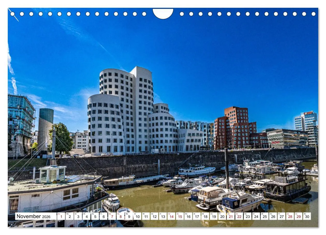 Bild: 9783457569504 | Düsseldorf Medienhafen (Wandkalender 2026 DIN A4 quer), CALVENDO...