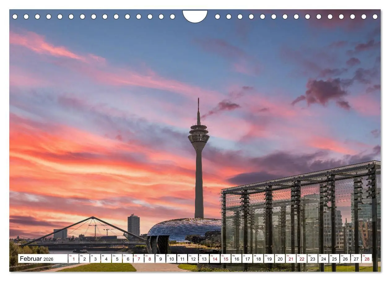 Bild: 9783457569504 | Düsseldorf Medienhafen (Wandkalender 2026 DIN A4 quer), CALVENDO...
