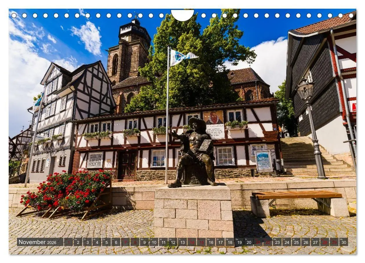 Bild: 9783516729504 | Ein Blick auf Homberg an der Efze in Farbe (Wandkalender 2026 DIN...