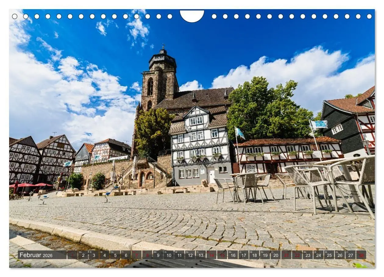 Bild: 9783516729504 | Ein Blick auf Homberg an der Efze in Farbe (Wandkalender 2026 DIN...