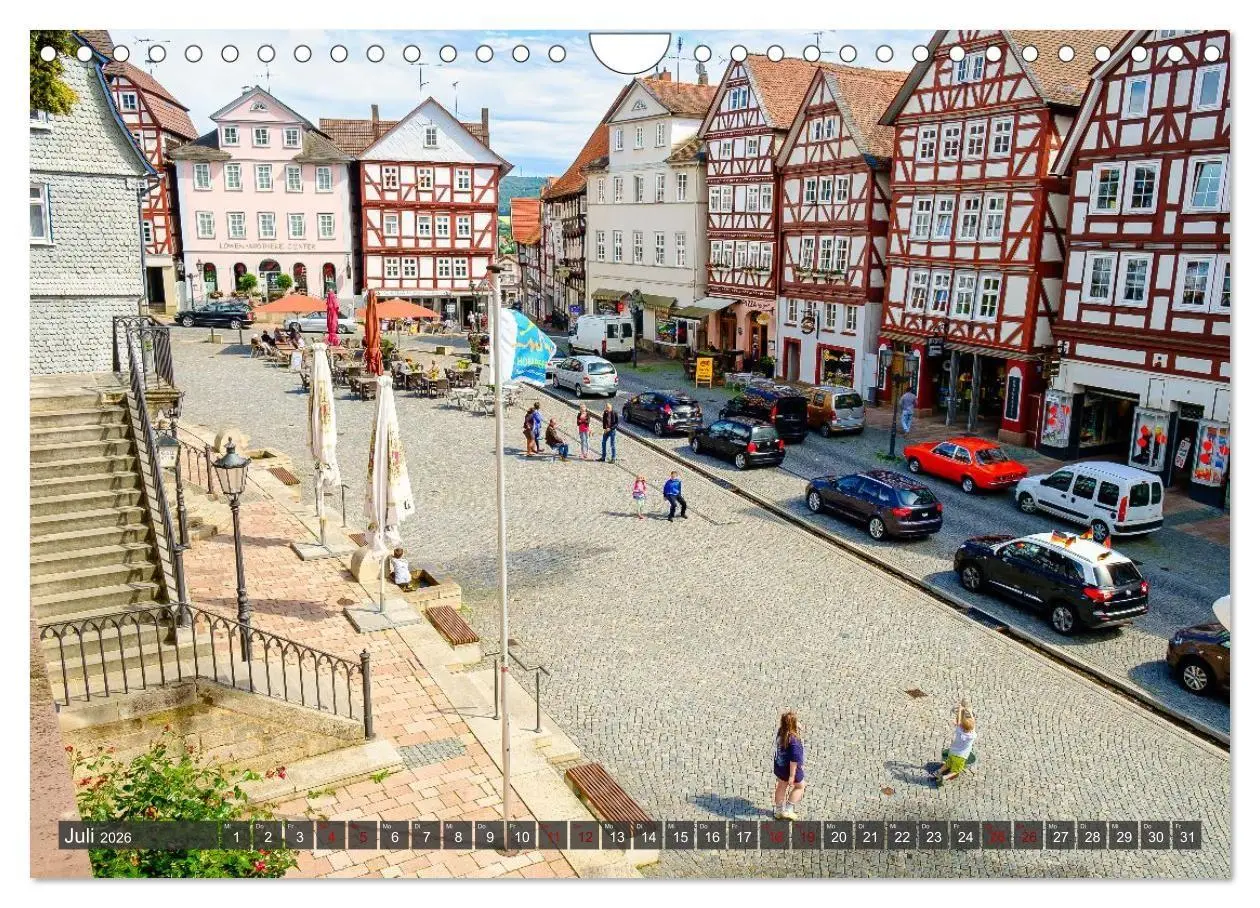 Bild: 9783516729504 | Ein Blick auf Homberg an der Efze in Farbe (Wandkalender 2026 DIN...