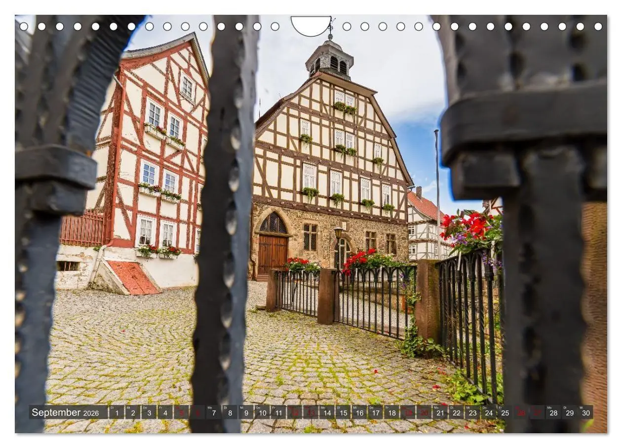 Bild: 9783516729504 | Ein Blick auf Homberg an der Efze in Farbe (Wandkalender 2026 DIN...