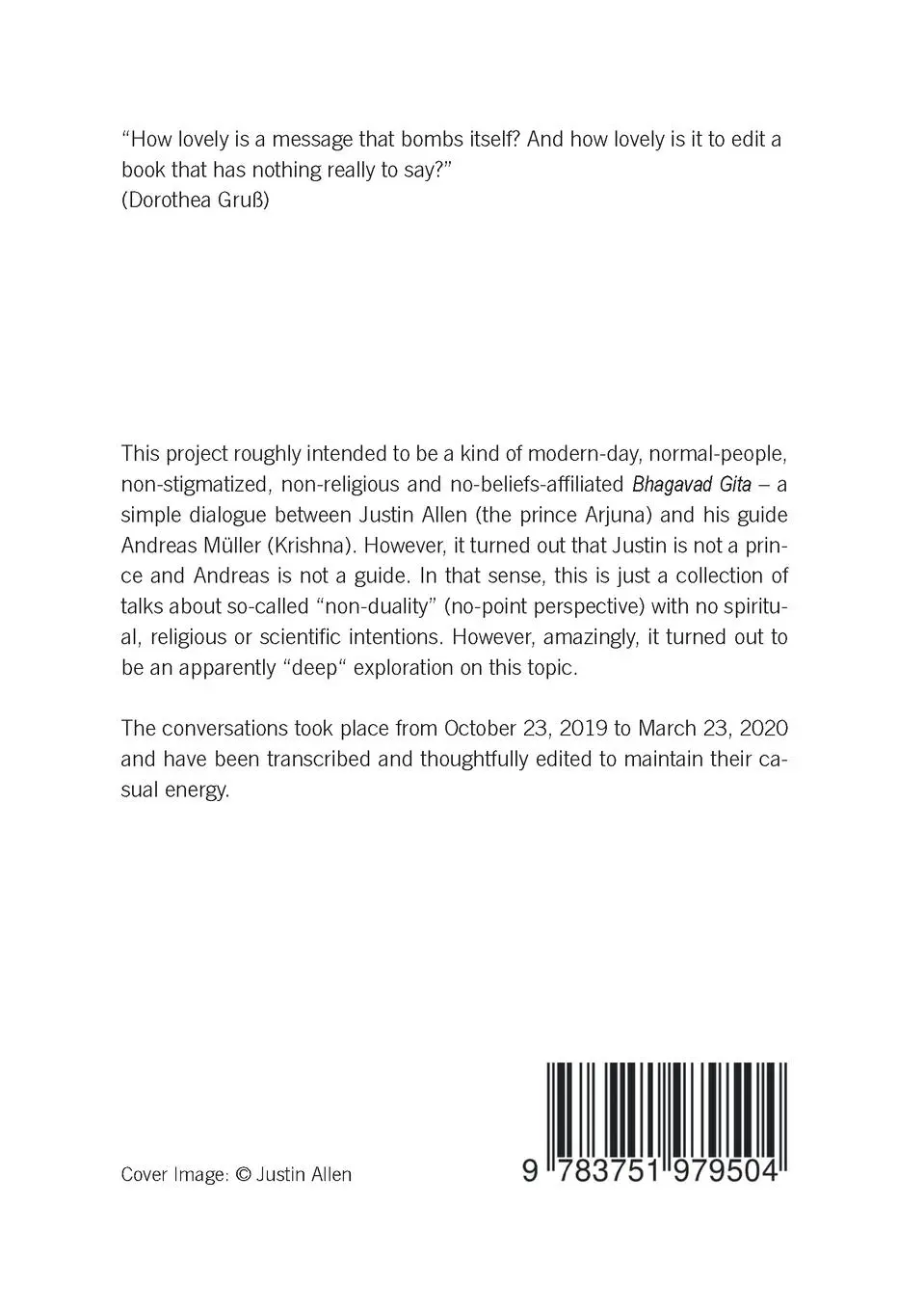 Rückseite: 9783751979504 | No-Point Perspective | Justin Allen (u. a.) | Taschenbuch | Paperback