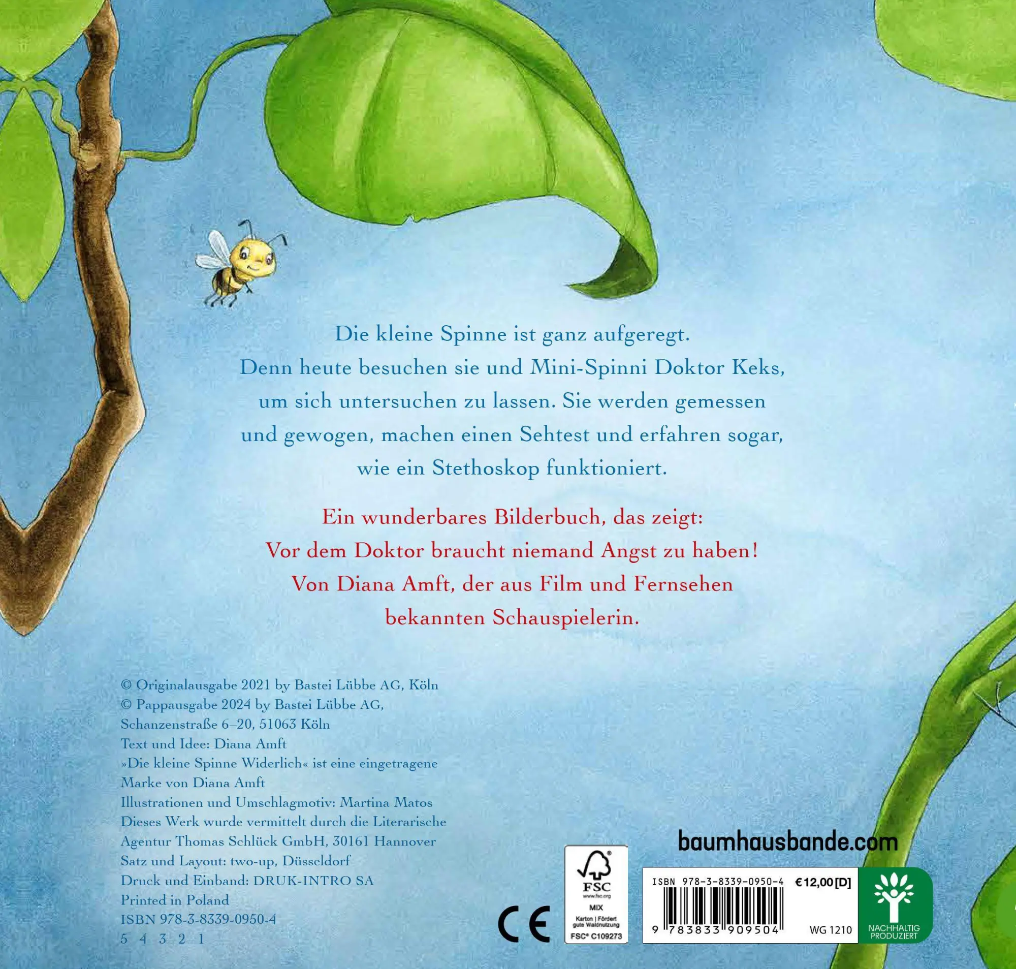 Bild: 9783833909504 | Die kleine Spinne Widerlich - Besuch beim Doktor | Diana Amft | Buch