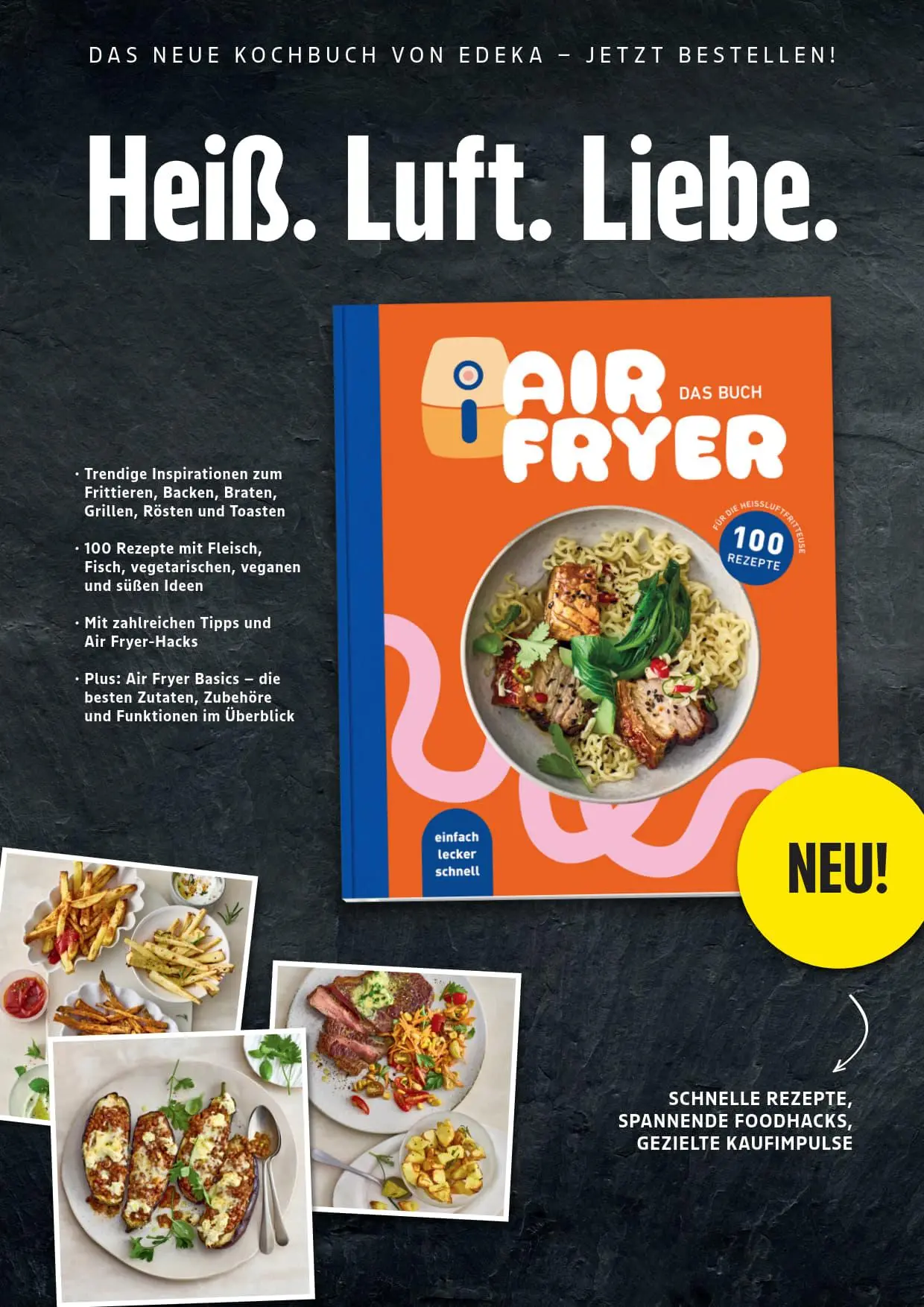 Bild: 9783982719504 | Air Fryer - Das Kochbuch. 100 leckere Rezepte für den Air Fryer:...