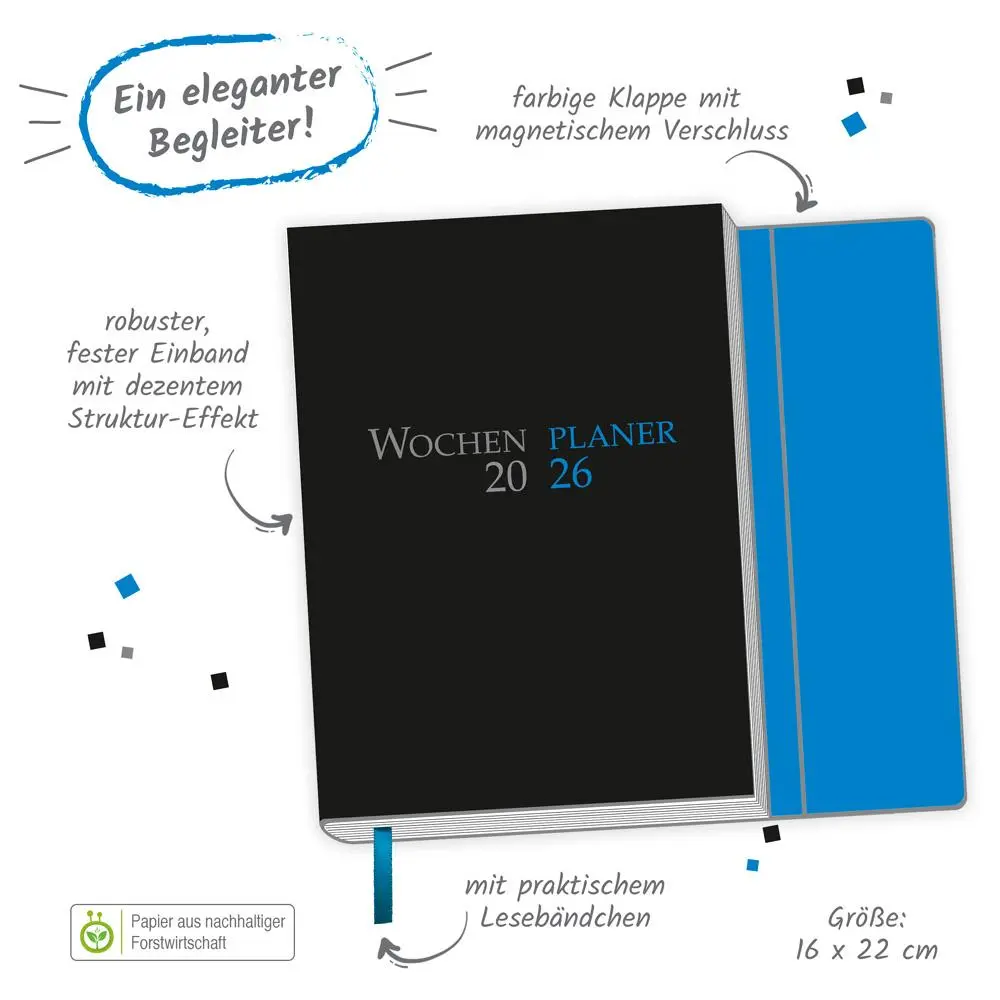 Bild: 4251901509604 | Trötsch Wochenplaner mit Klappe 2026 | Trötsch Verlag GmbH &amp; Co. KG