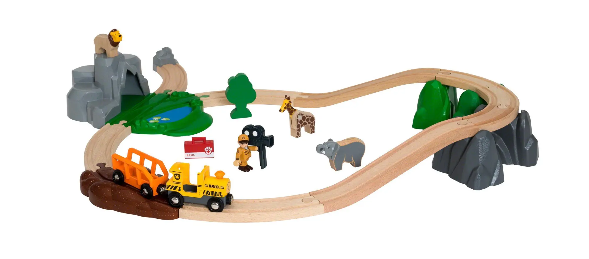 Bild: 7312350339604 | Großes BRIO Bahn Safari Set RW Sets | Spiel | World | 63396000 | 2019