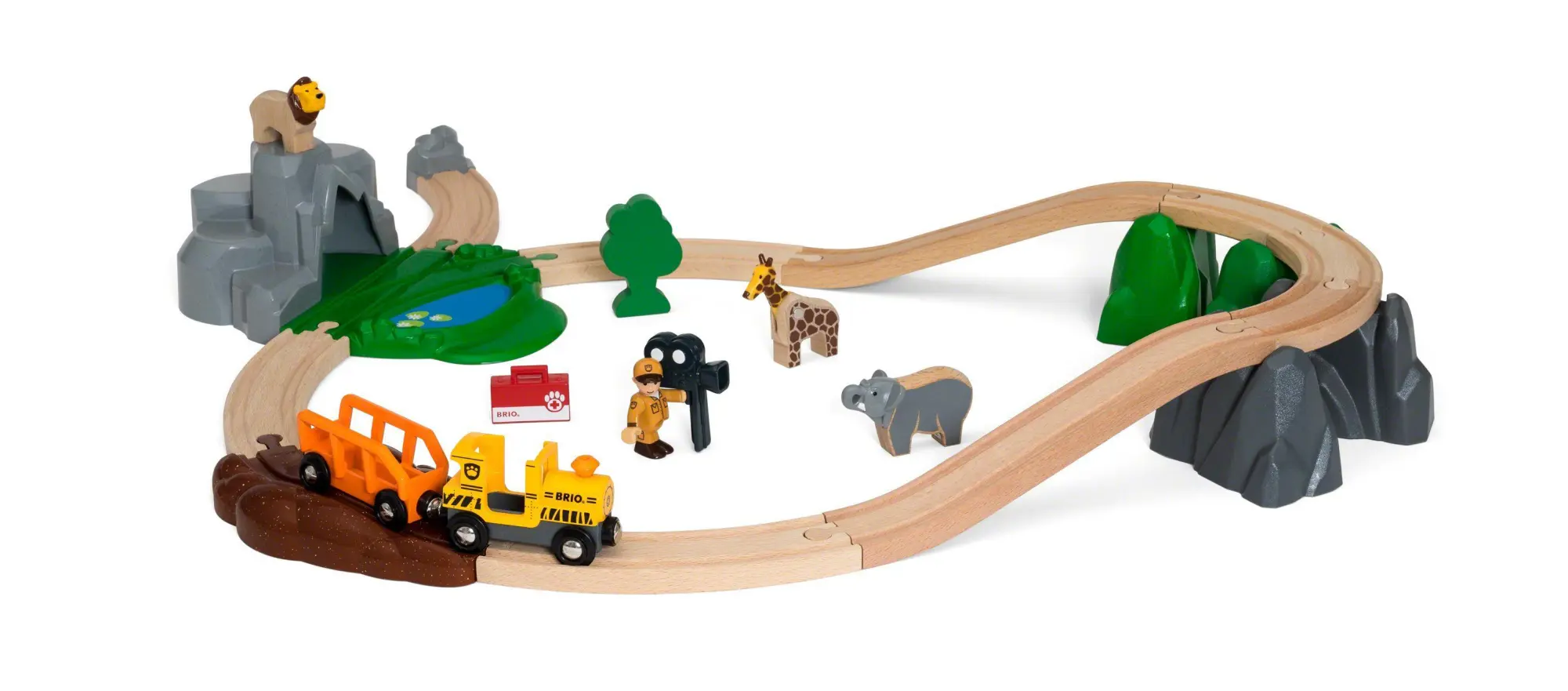 Bild: 7312350339604 | Großes BRIO Bahn Safari Set RW Sets | Spiel | World | 63396000 | 2019