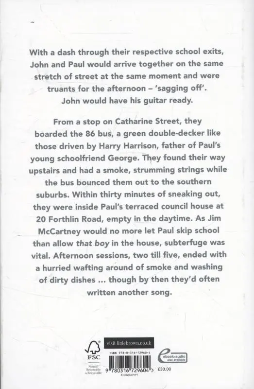Rückseite: 9780316729604 | The Beatles - All These Years | Volume One: Tune In | Mark Lewisohn