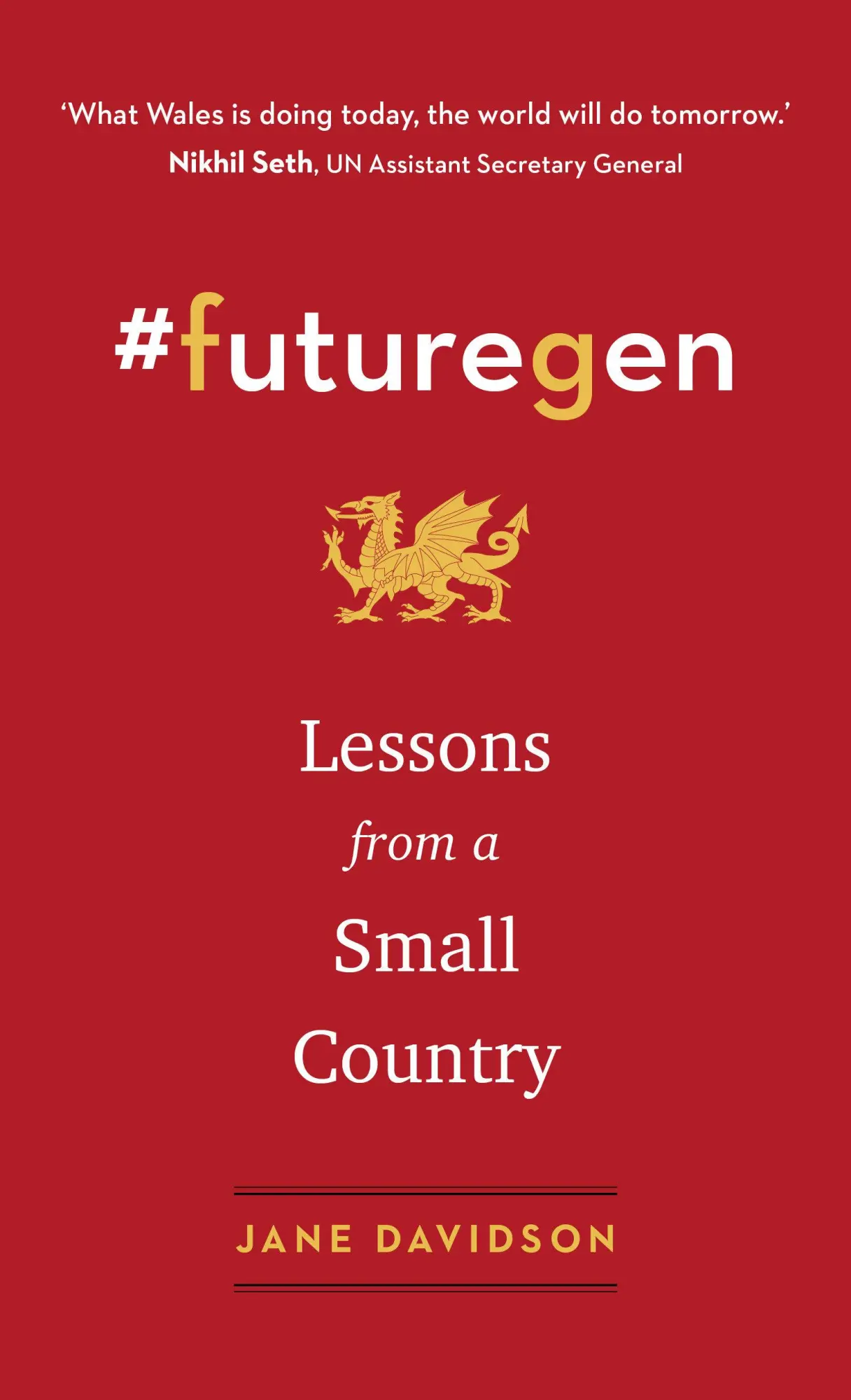 Cover: 9781603589604 | #futuregen | Lessons from a Small Country | Jane Davidson | Buch