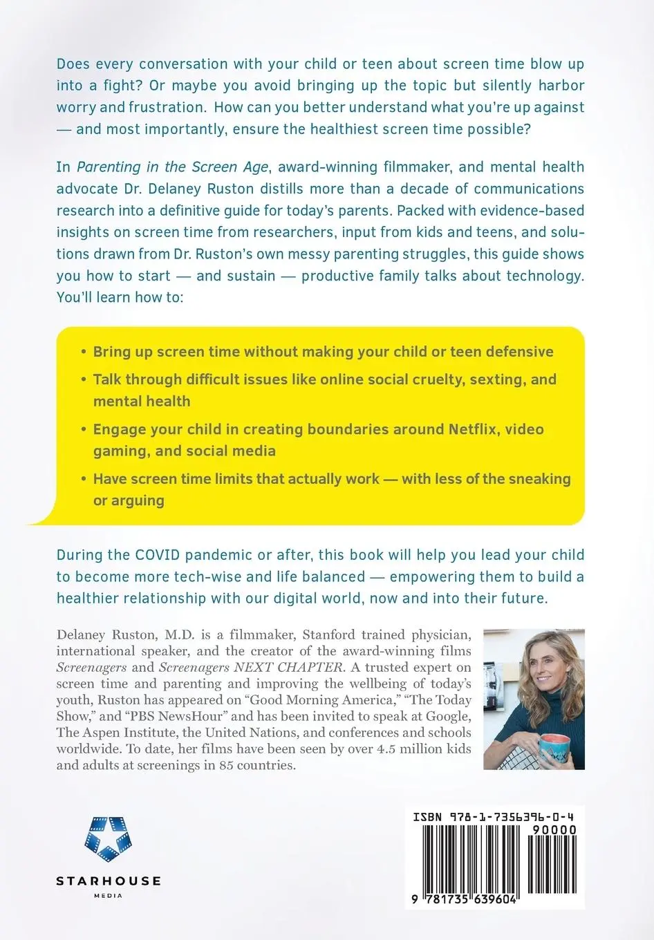 Rückseite: 9781735639604 | Parenting in the Screen Age | A Guide for Calm Conversations | Ruston
