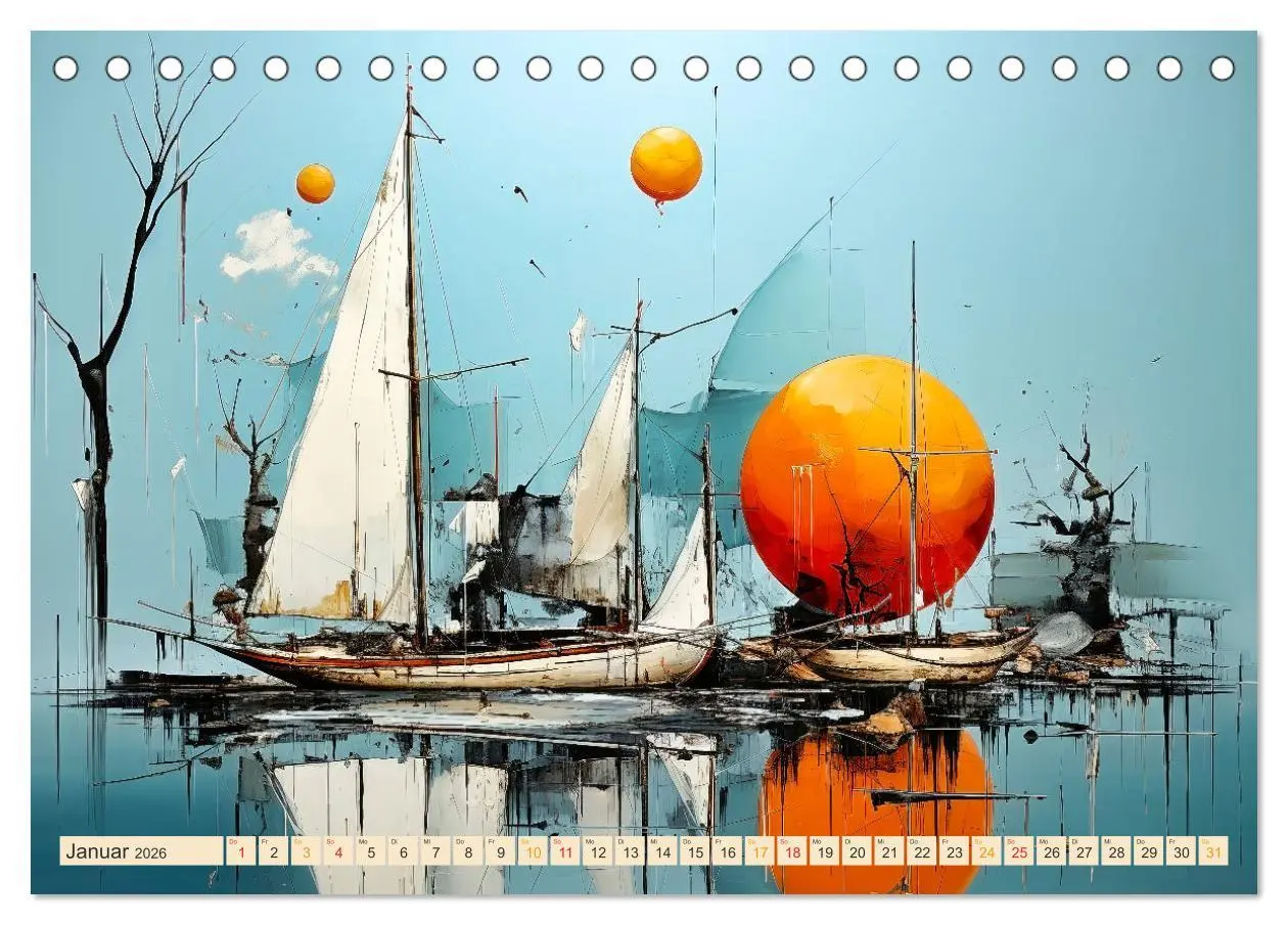 Bild: 9783457489604 | Segeln, der Traum beginnt (Tischkalender 2026 DIN A5 quer),...