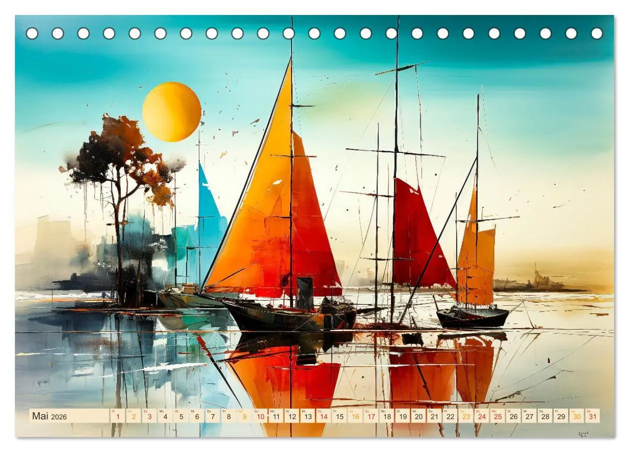 Bild: 9783457489604 | Segeln, der Traum beginnt (Tischkalender 2026 DIN A5 quer),...