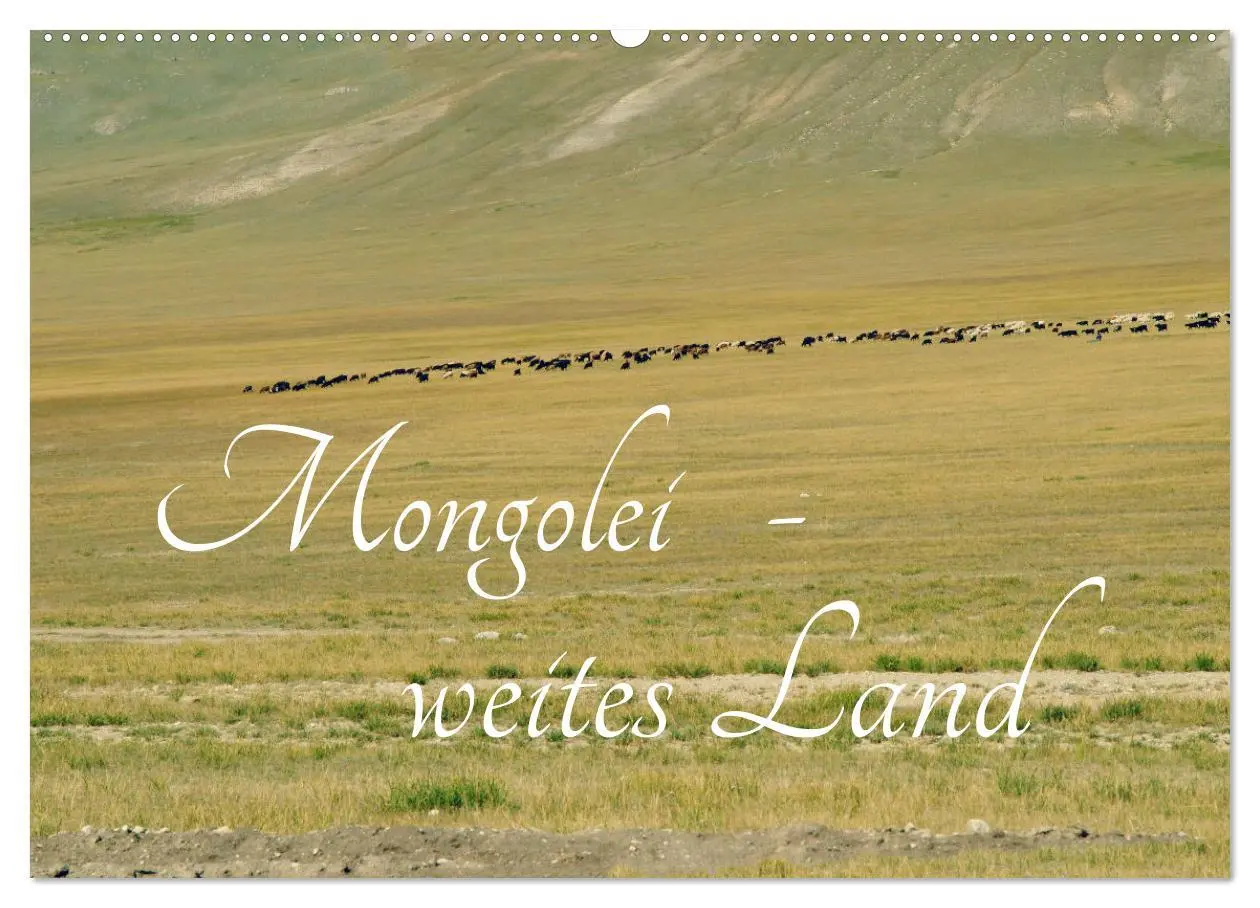 Cover: 9783516029604 | Mongolei - weites Land (Wandkalender 2026 DIN A2 quer), CALVENDO...