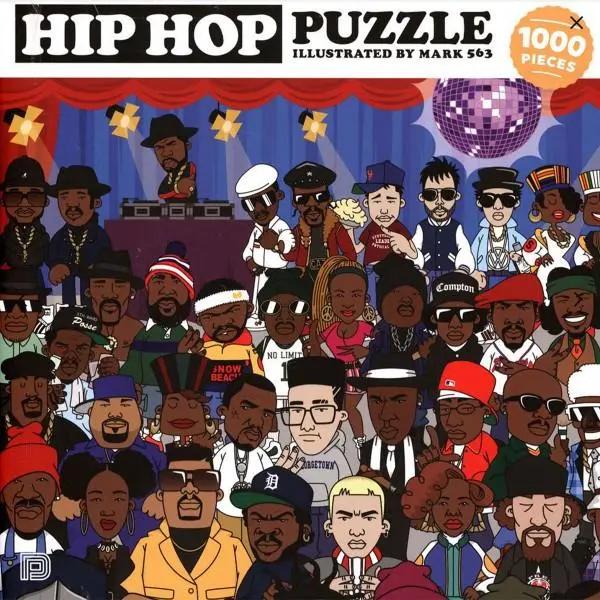 Cover: 9789188369604 | Hip Hop Puzzle: 1000 Pieces | Mark (u. a.) | Spiel | BU92339 | 2021