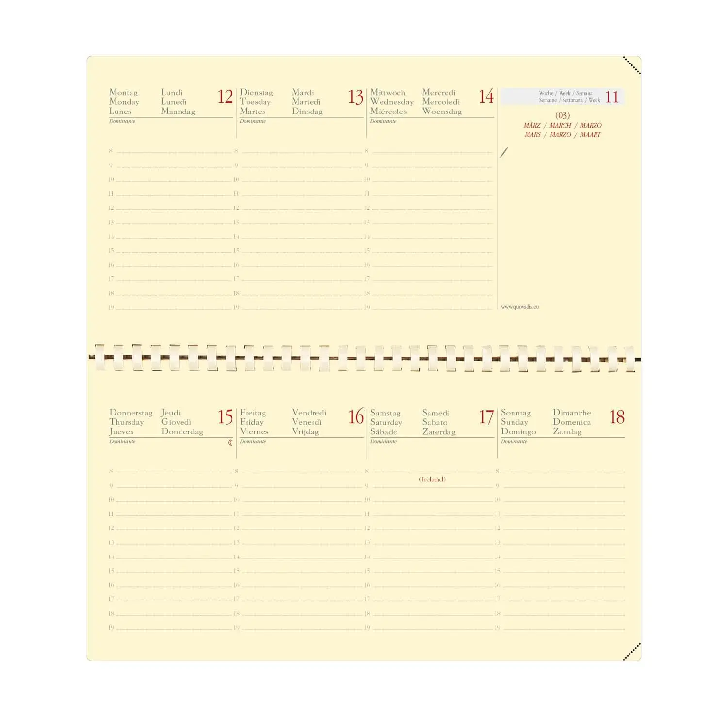 Bild: 3371010529704 | Planital VZ Marlow Mandelgrün 2026 | Kalender im Taschenformat | Vadis