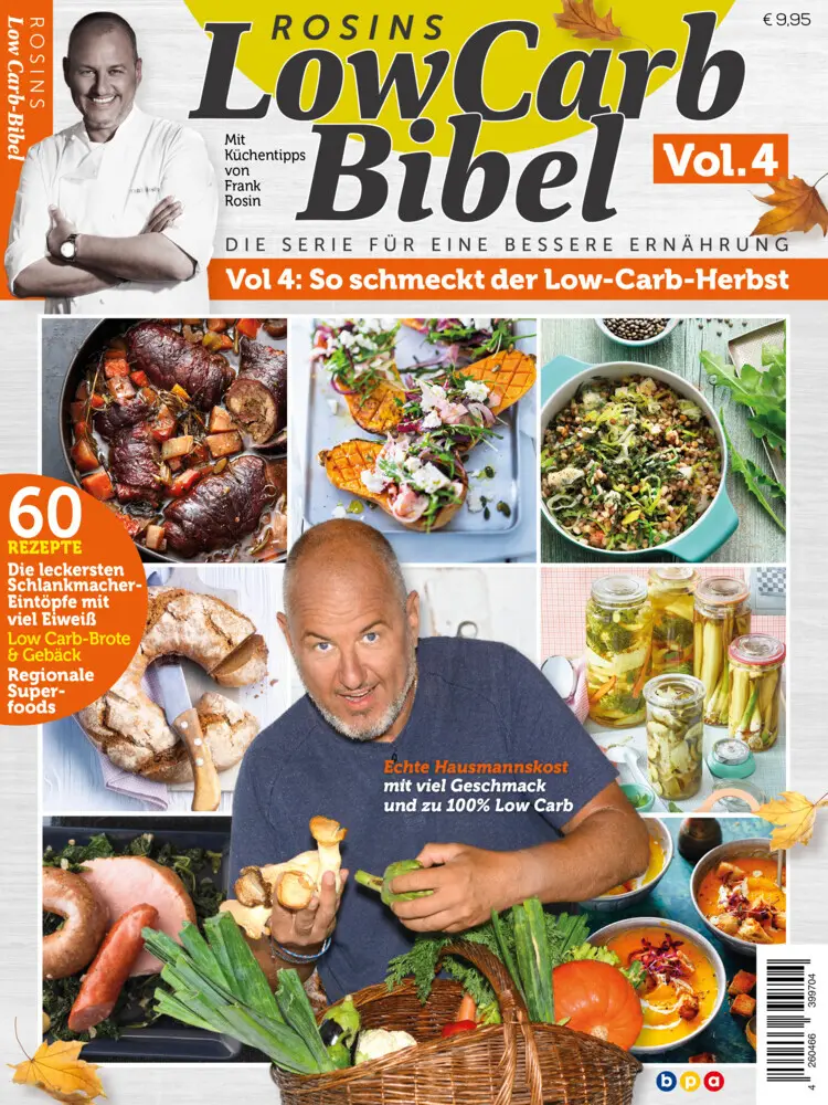Cover: 4260466399704 | Rosins LowCarb Bibel Vol. 4 | So schmeckt der Low-Carb-Herbst | 116 S.