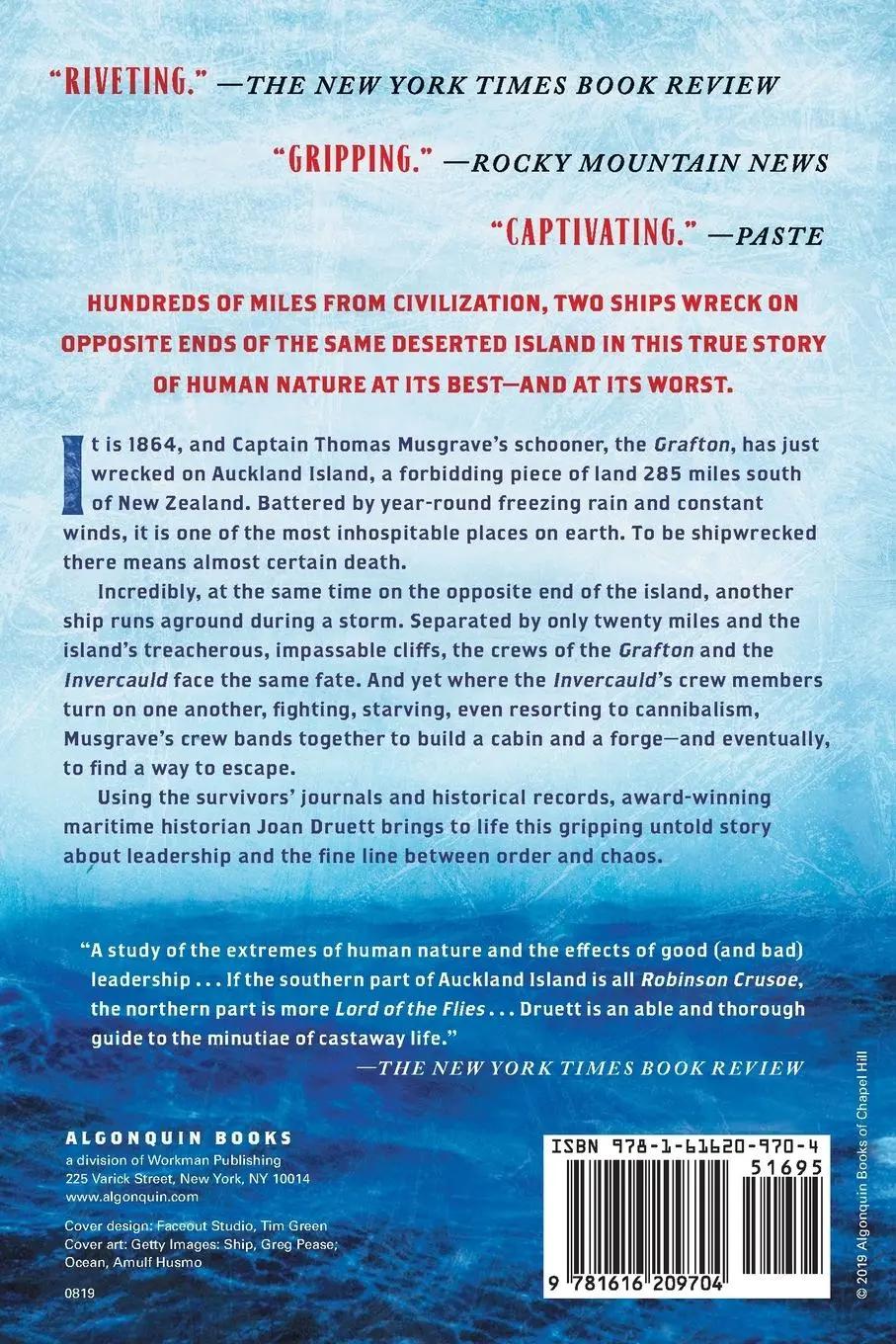 Rückseite: 9781616209704 | Island of the Lost | Joan Druett | Taschenbuch | Englisch | 2019