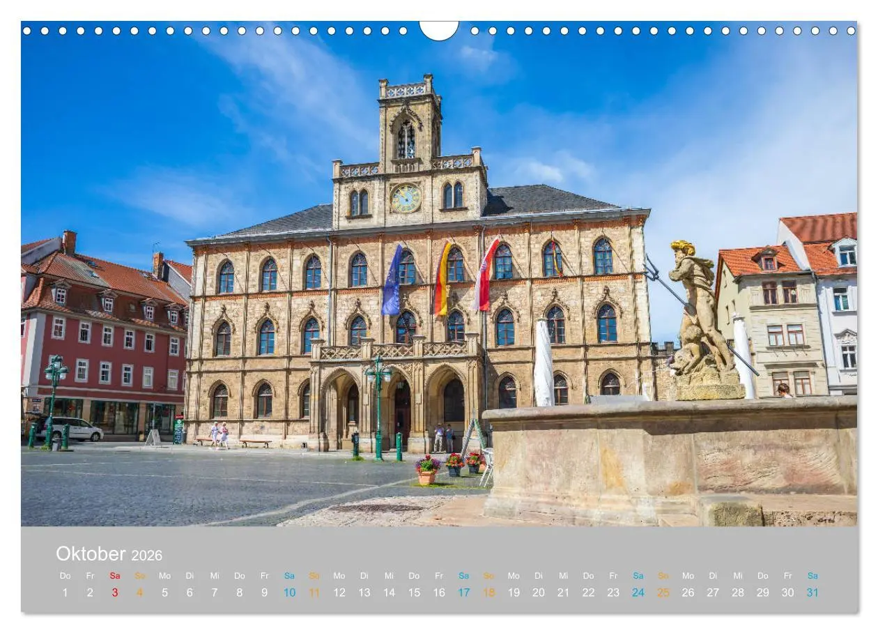 Bild: 9783457789704 | Weimar - das kulturelle Erbe (Wandkalender 2026 DIN A3 quer),...