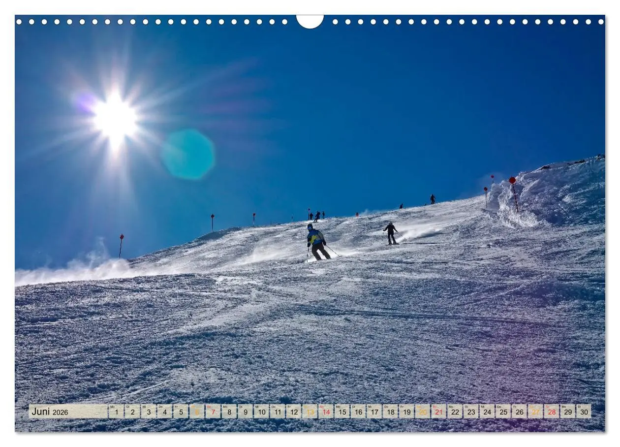 Bild: 9783457859704 | Skifahren - so schön (Wandkalender 2026 DIN A3 quer), CALVENDO...