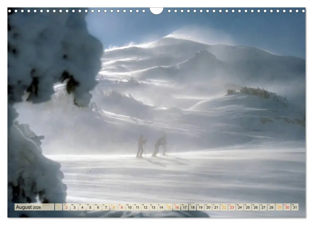 Bild: 9783457859704 | Skifahren - so schön (Wandkalender 2026 DIN A3 quer), CALVENDO...