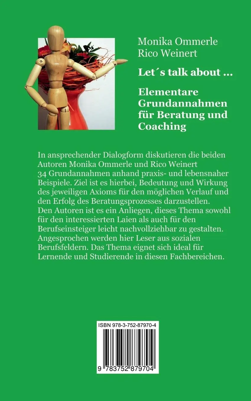 Rückseite: 9783752879704 | Let's talk about ... | Rico Weinert (u. a.) | Taschenbuch | 140 S.