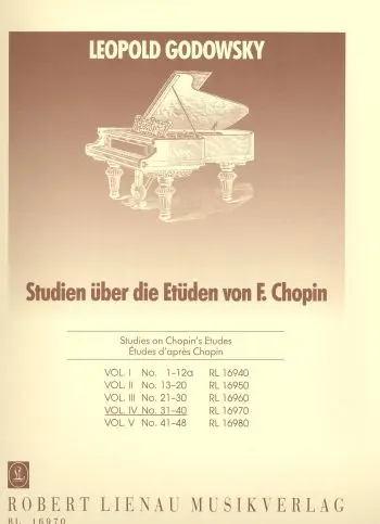Cover: 9790011169704 | Godowsky, L: Studien über die Etüden von Chopin 4 | Leopold Godowsky