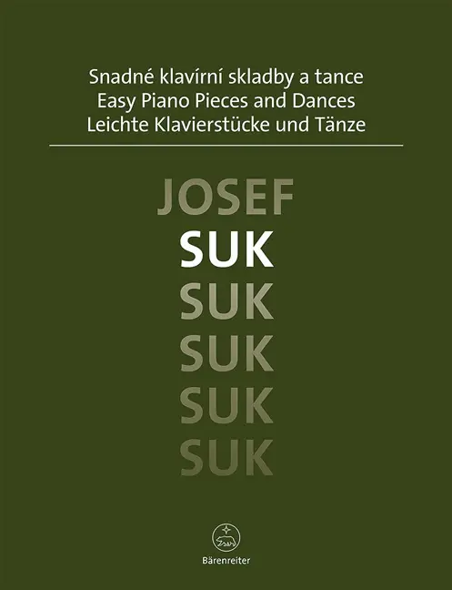 Cover: 9790260109704 | Leichte Klavierstücke und Tänze | Spielpartitur | Josef Suk | Buch